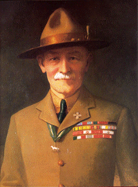 Portrait of Sir Robert Baden-Powell Painted by Benjamin Eggleston